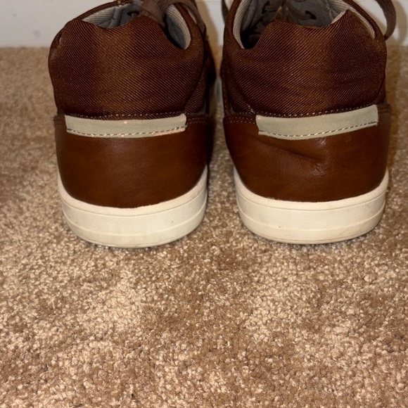 Men's Aldo Brown Leather Sneakers size 11 - Picture 5 of 6